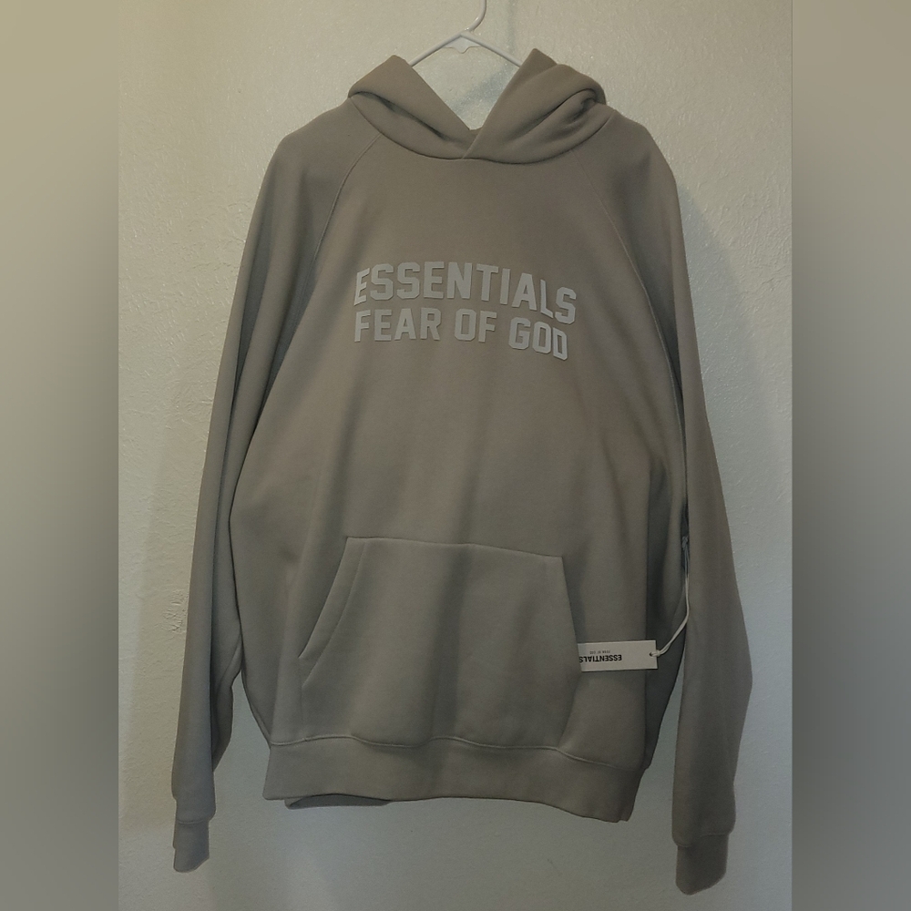 Essentials Fear Of God Hoodie Smoke XXL
